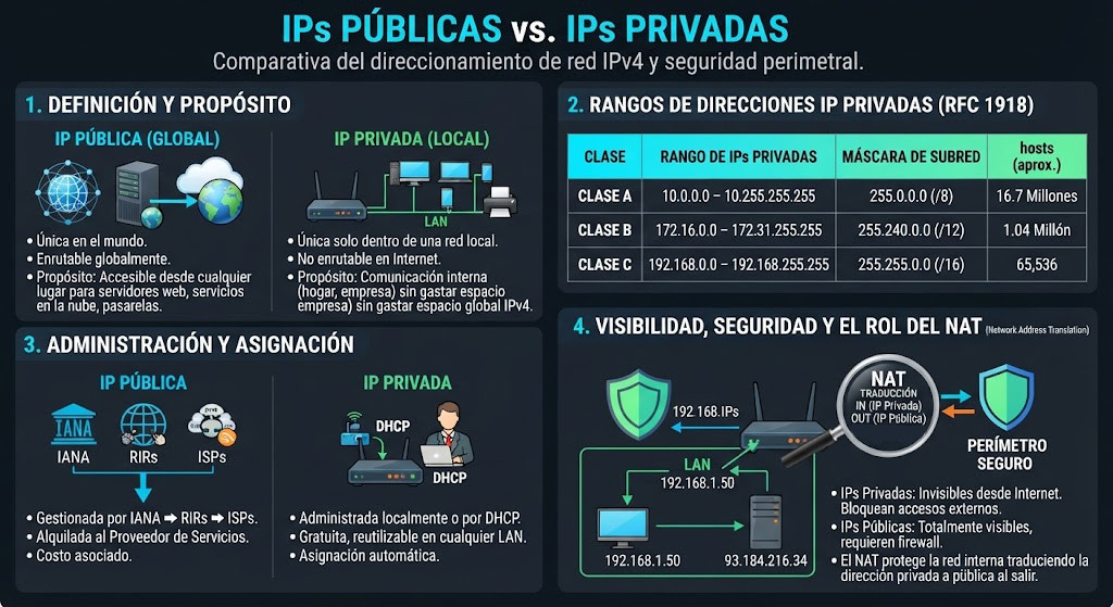 Información sobre IPs